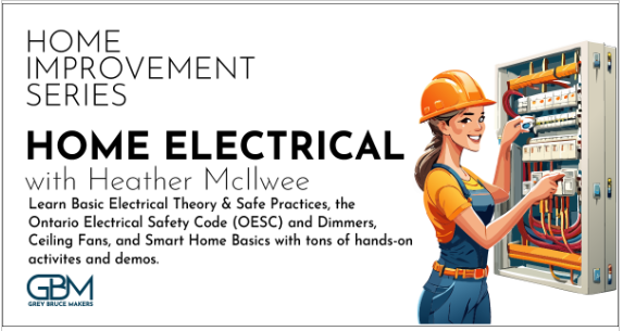 Event image HOME IMPROVEMENT SERIES - HOME ELECTRICAL March 29th